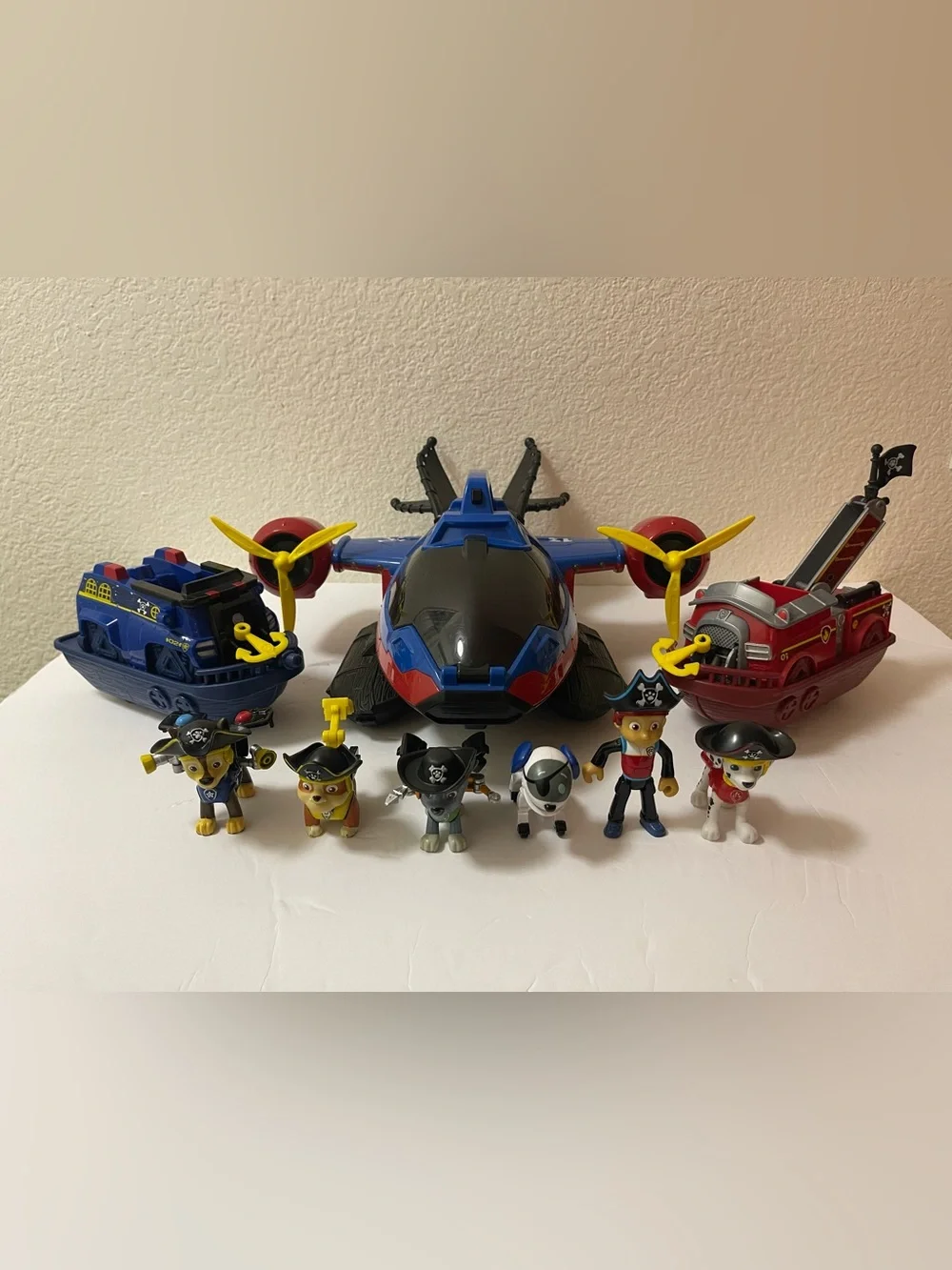 Paw Patrol Pirate Pups Action Packs, Ryder, Robo Dog, Pirate Patroller and Boats